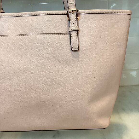 Michael Kors Jet Set Carry All Leather Tote - Picture 5 of 16